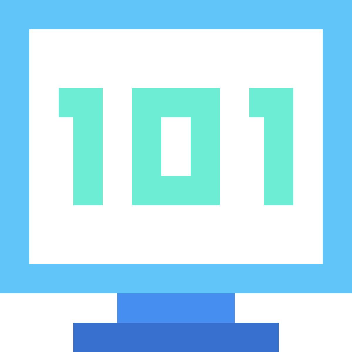 coding binary icon