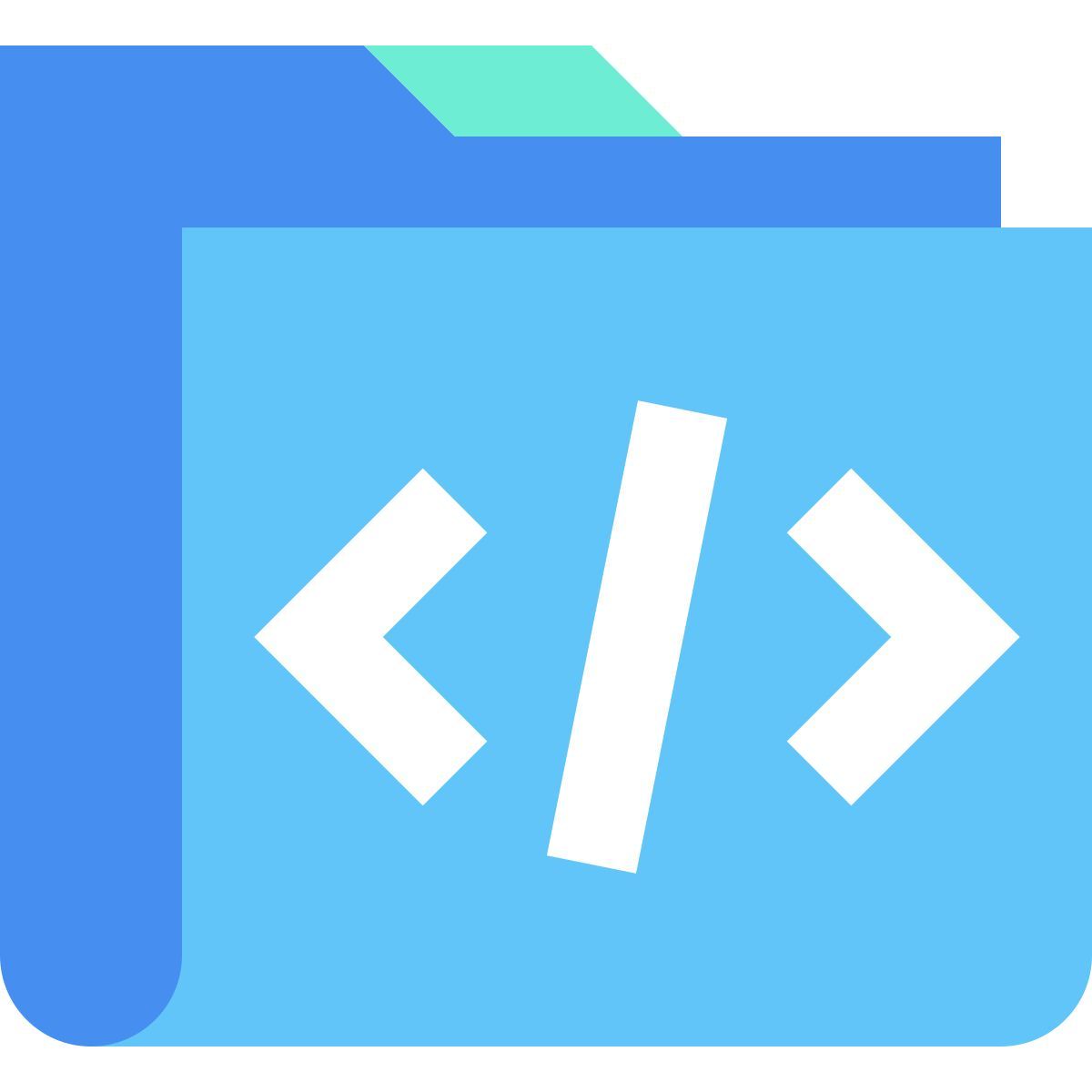 folder code icon