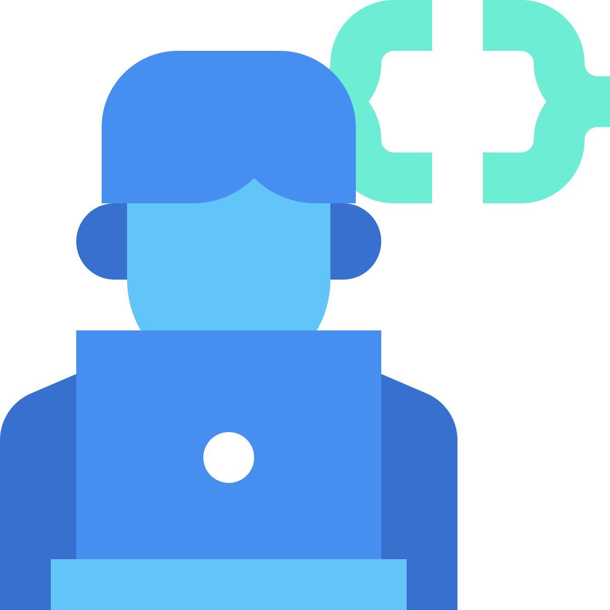 programmer working icon