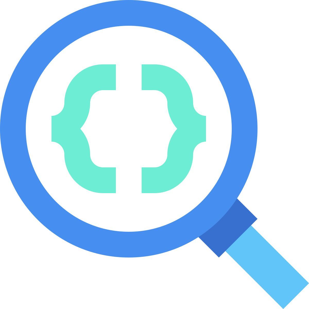 search coding icon