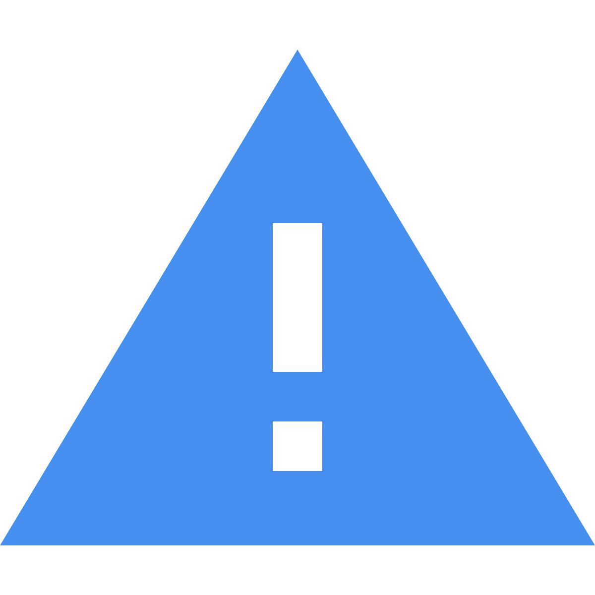 warning icon