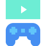 external Playing-Game-esport-beshi-flat-kerismaker icon