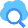 external Search-cloud-data-beshi-flat-kerismaker icon