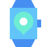 external Smartwatch-map-location-beshi-flat-kerismaker icon
