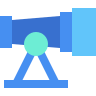 external Telescope-education-beshi-flat-kerismaker icon
