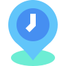 external Time-map-location-beshi-flat-kerismaker icon
