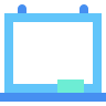 external Whiteboard-stationery-beshi-flat-kerismaker icon