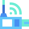 external Wifi-Receiver-computer-hardware-beshi-flat-kerismaker icon