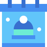 external Winter-time-and-date-beshi-flat-kerismaker icon