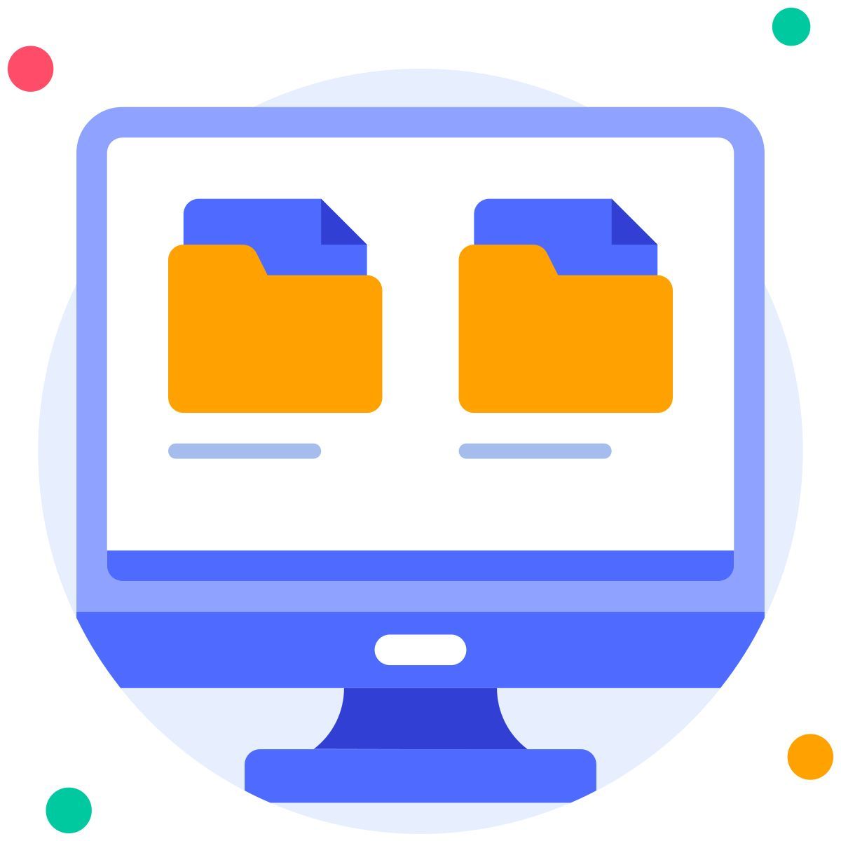 컴퓨터 폴더 icon