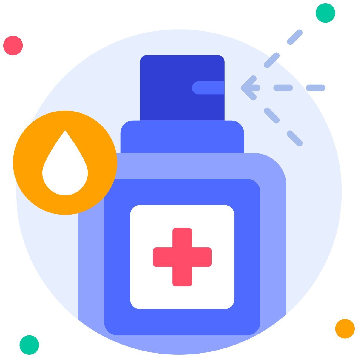 medical spray icon