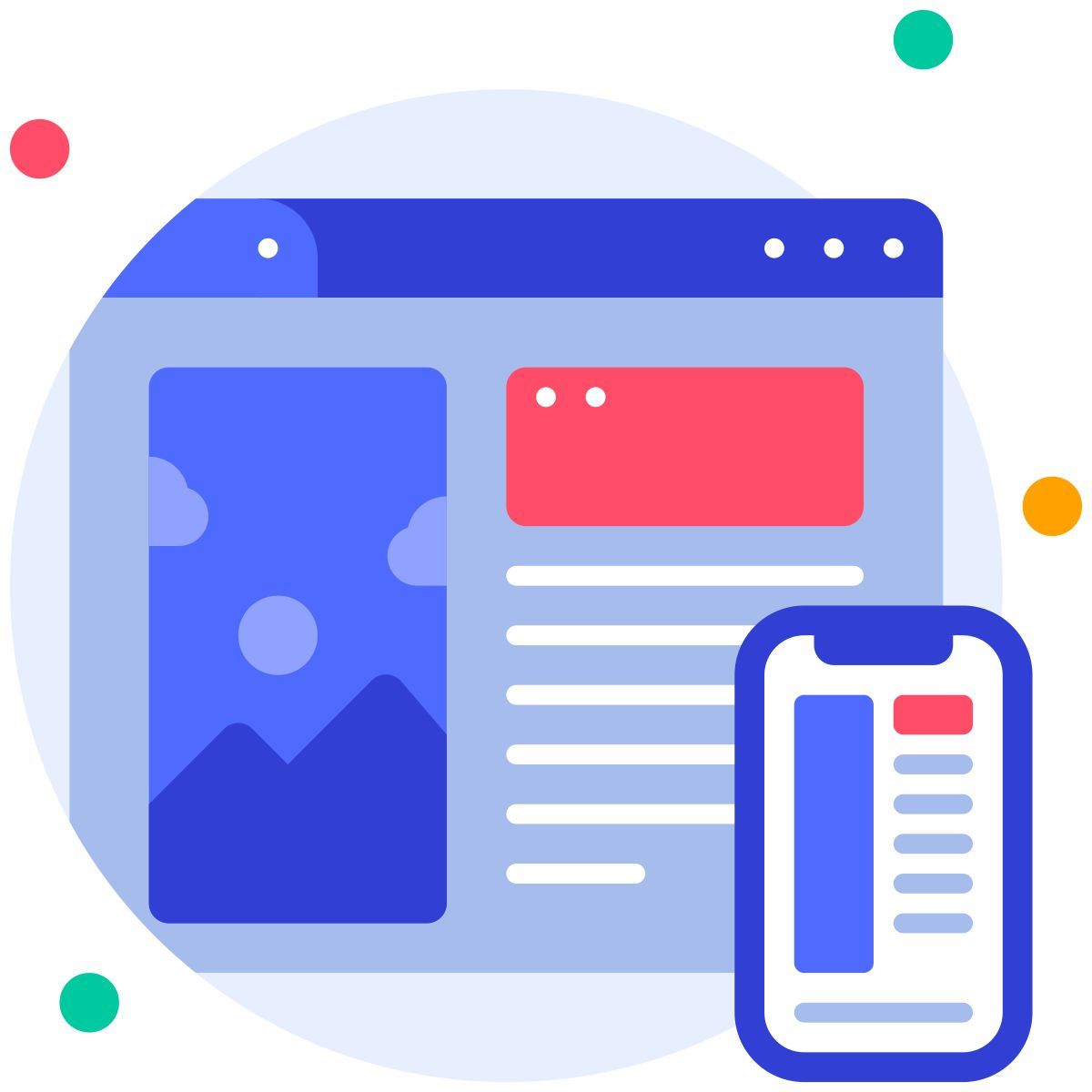 responsive website icon