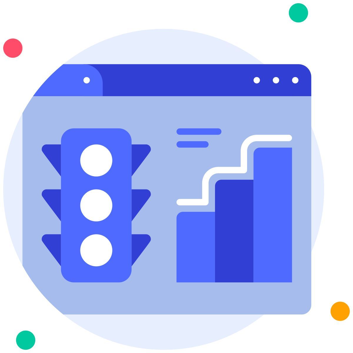 web traffic icon