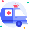 external Ambulance-pharmacy-beshi-glyph-kerismaker icon