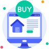 external Buy-real-estate-beshi-glyph-kerismaker icon