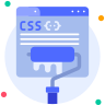external CSS-web-development-beshi-glyph-kerismaker icon