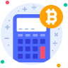 external Calculator-cryptocurrency-beshi-glyph-kerismaker icon
