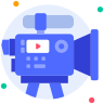 external Camera-communication-media-beshi-glyph-kerismaker icon
