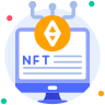 external Cryptocurrency-nft-beshi-glyph-kerismaker icon