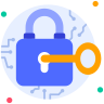 external Cyber-Lock-cyber-security-beshi-glyph-kerismaker icon