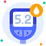 external Glucosemeter-pharmacy-beshi-glyph-kerismaker icon