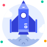 external Launch-creative-innovation-beshi-glyph-kerismaker icon