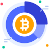 external Pie-Chart-cryptocurrency-beshi-glyph-kerismaker icon