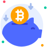 external Piggy-Bank-cryptocurrency-beshi-glyph-kerismaker icon