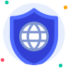 external Protection-cyber-security-beshi-glyph-kerismaker icon