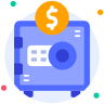 external Safebox-finance-beshi-glyph-kerismaker icon