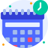 external Schedule-business-beshi-glyph-kerismaker icon