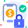 external Secure-Payment-finance-beshi-glyph-kerismaker icon