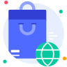 external Shopping-Bag-e-commerce-beshi-glyph-kerismaker icon