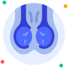 external Testicle-human-organ-beshi-glyph-kerismaker icon