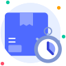 external Time-delivery-beshi-glyph-kerismaker icon