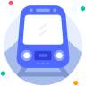 external Train-travel-beshi-glyph-kerismaker icon
