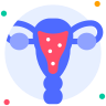 external Uterus-human-organ-beshi-glyph-kerismaker icon
