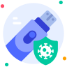 external Virus-Protecetion-cyber-security-beshi-glyph-kerismaker icon