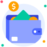 external Wallet-e-commerce-beshi-glyph-kerismaker icon