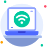 external Wifi-communication-media-beshi-glyph-kerismaker icon
