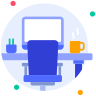 external Workspace-work-space-beshi-glyph-kerismaker icon