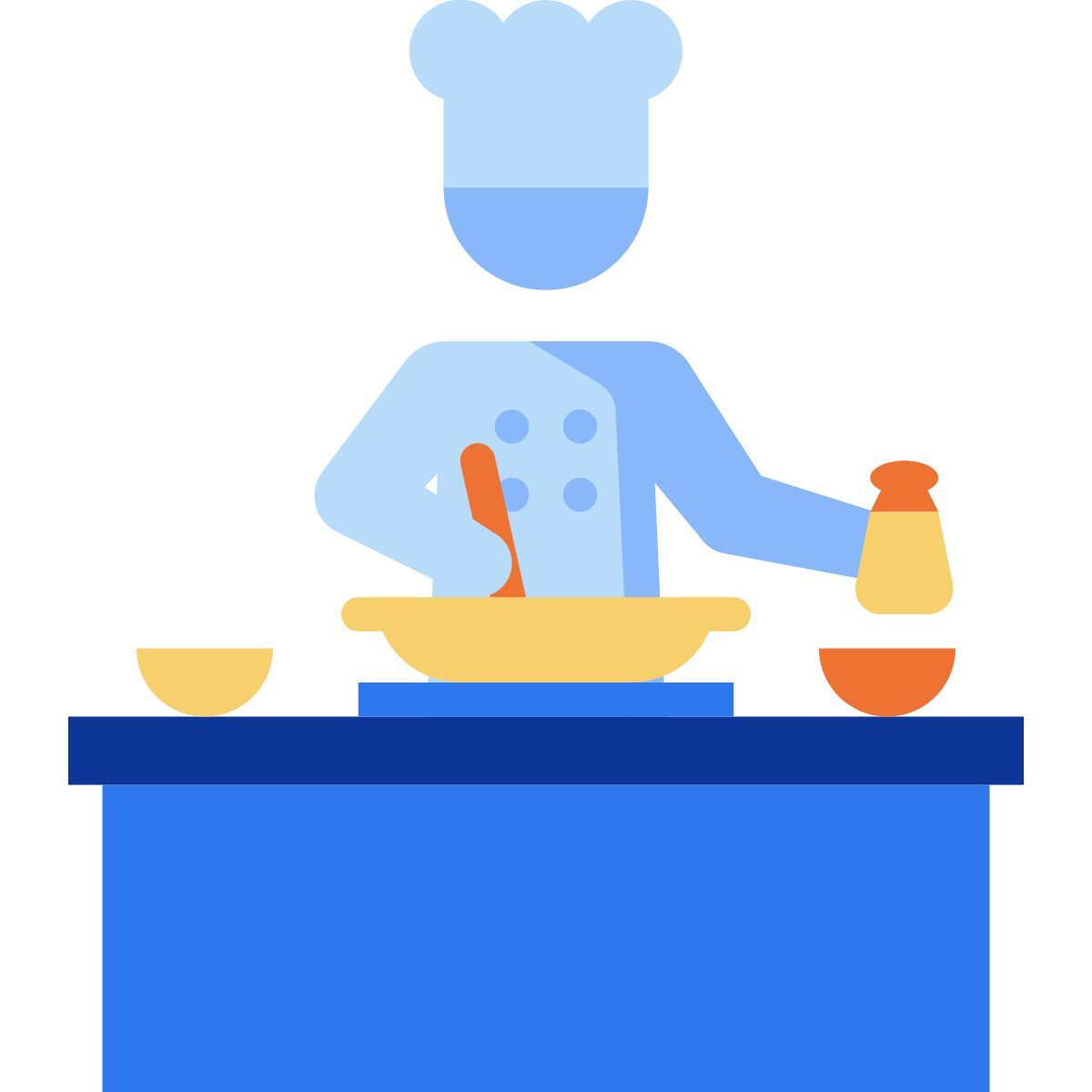 cooking chef demo icon