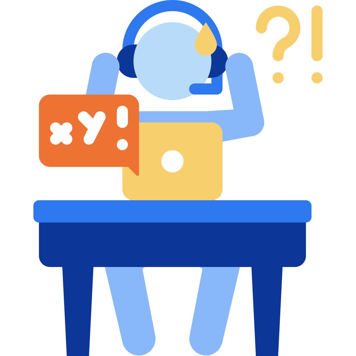customer angry icon