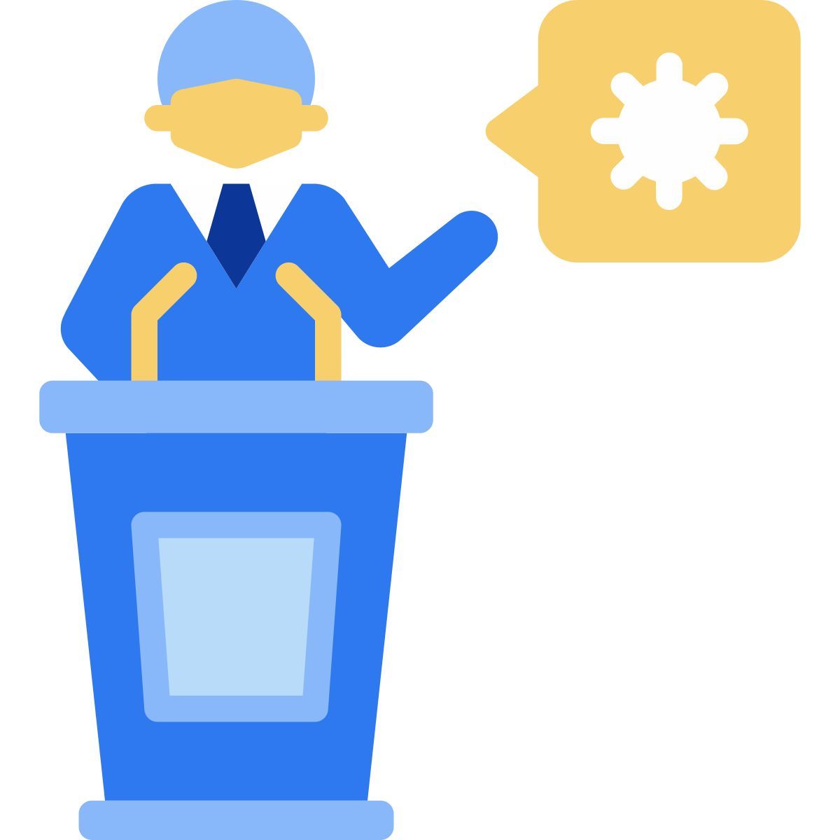 pres conference icon