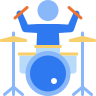 external Drummer-music-beshi-line-kerismaker icon