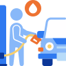 external Oil-Station-garage-beshi-line-kerismaker icon