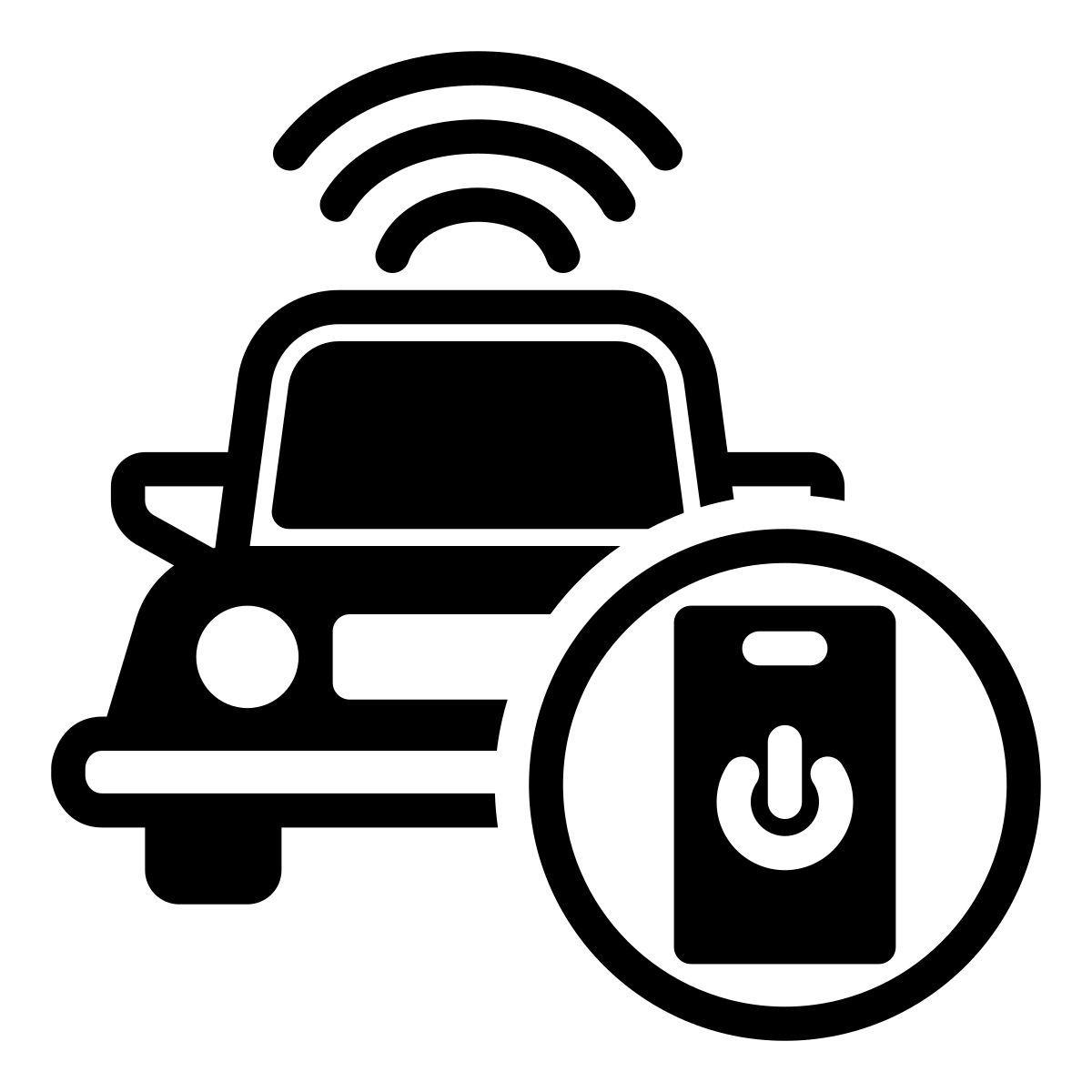 connected cars icon