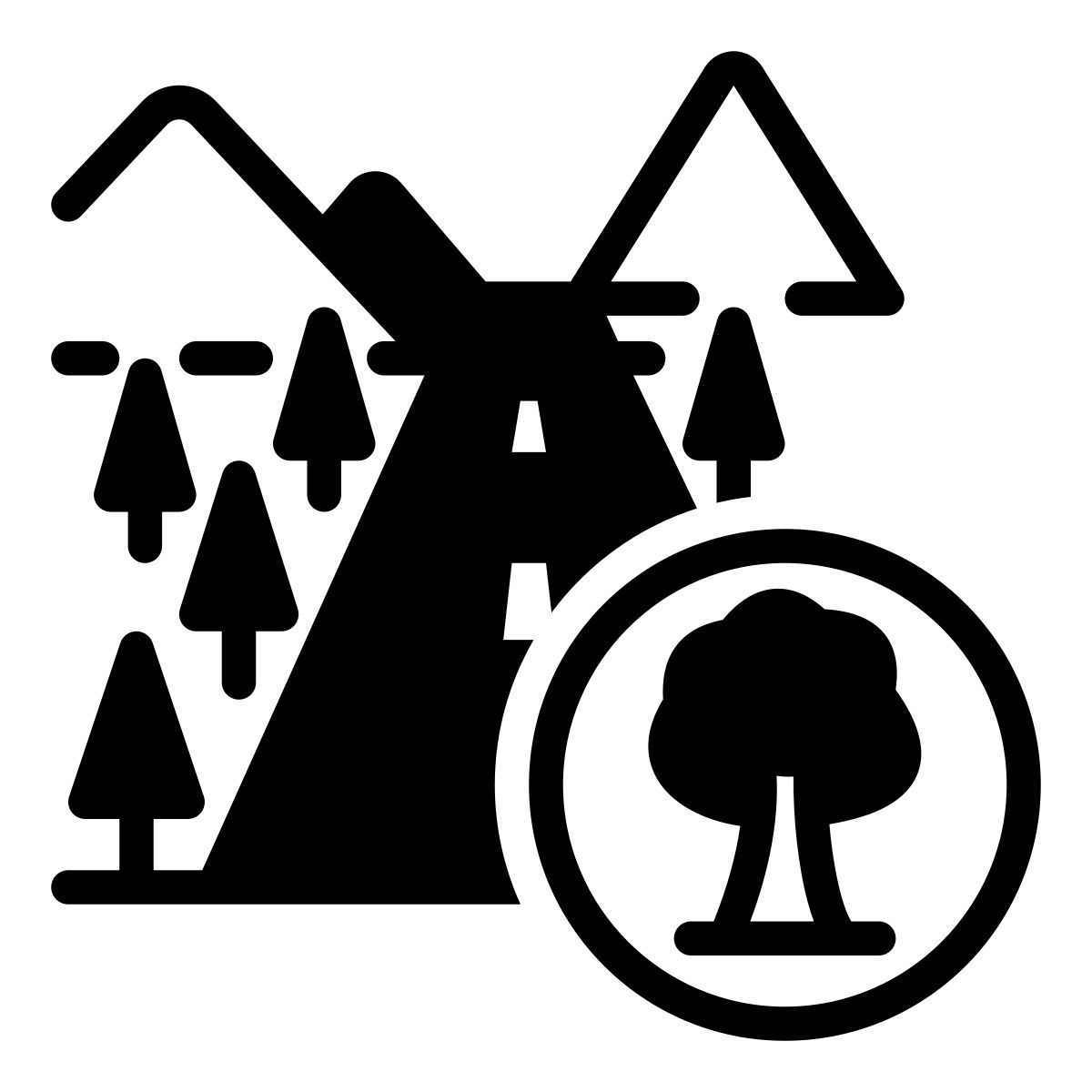 forest pathway icon