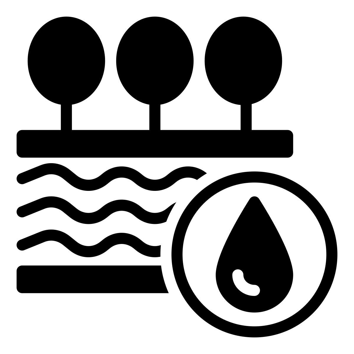 forest stream icon