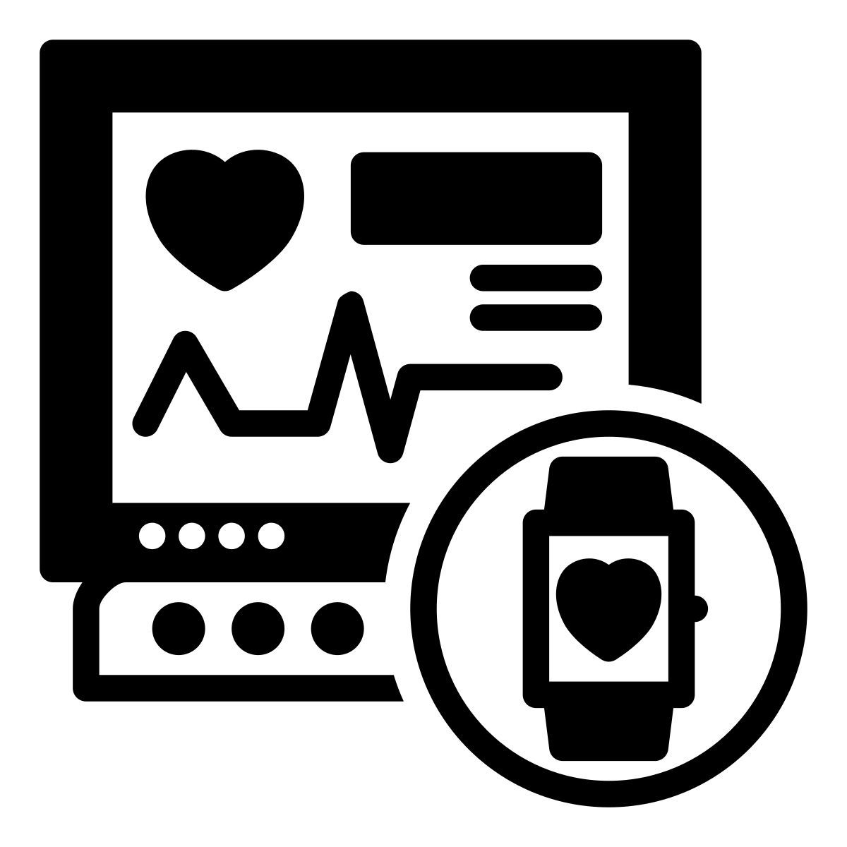 monitoramento de saúde icon